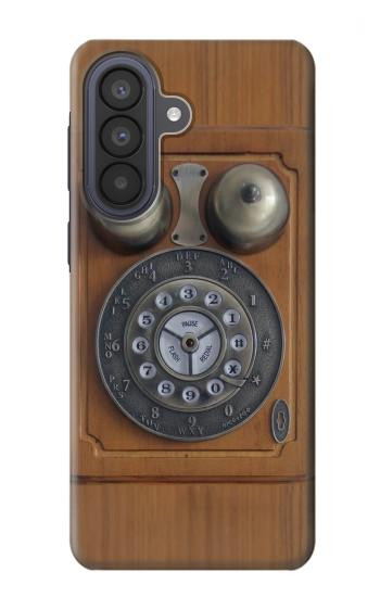 S3146 Mur Antique Retro Ligne téléphonique Etui Coque Housse pour Samsung Galaxy A57
