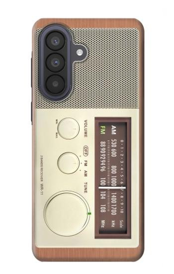 S3165 FM AM en bois Récepteur graphique Etui Coque Housse pour Samsung Galaxy A57