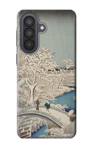 S3350 Utagawa Hiroshige Tambour Pont Yuhi Hill à Meguro Etui Coque Housse pour Samsung Galaxy A57