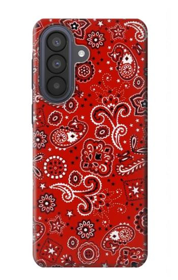 S3354 Rouge classique Bandana Etui Coque Housse pour Samsung Galaxy A57