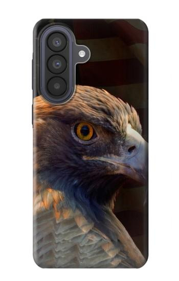 S3376 Aigle Drapeau américain Etui Coque Housse pour Samsung Galaxy A57