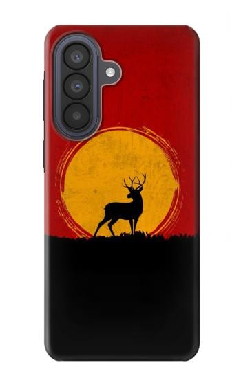 S3513 Coucher de soleil de Deer Etui Coque Housse pour Samsung Galaxy A57
