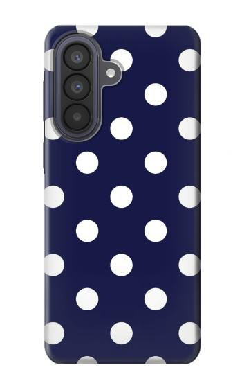 S3533 Bleu à pois Etui Coque Housse pour Samsung Galaxy A57