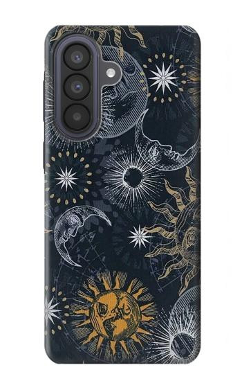 S3702 Lune et soleil Etui Coque Housse pour Samsung Galaxy A57