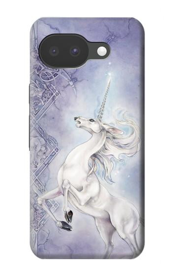 S1134 Cheval Blanc Licorne Etui Coque Housse pour Google Pixel 10a