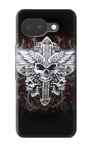 S1434 Crâne Tatouage Motard Aile Etui Coque Housse pour Google Pixel 10a
