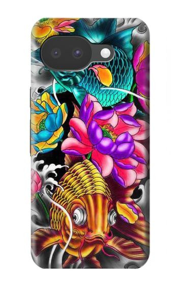 S1630 Poissons japonais Oriental Tatouage Etui Coque Housse pour Google Pixel 10a