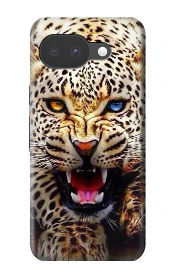 S1932 Bleu yeux Léopard Etui Coque Housse pour Google Pixel 10a