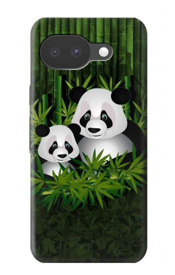 S2441 Forêt de Bambous de la famille Panda Etui Coque Housse pour Google Pixel 10a
