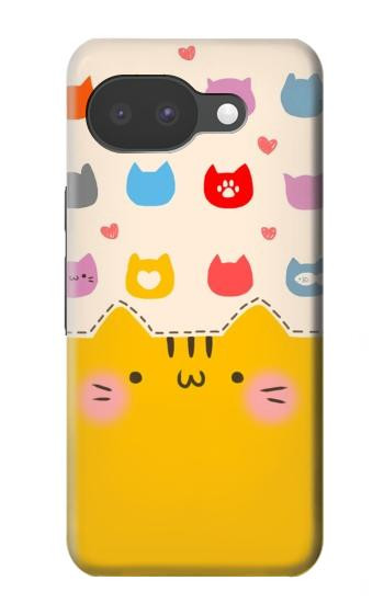 S2442 Chat mignon drôle Dessin animé Etui Coque Housse pour Google Pixel 10a