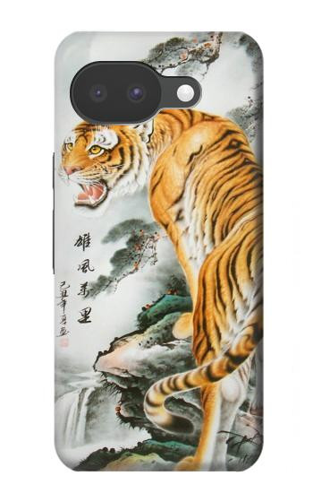 S2750 Peinture orientale Tigre chinois Etui Coque Housse pour Google Pixel 10a
