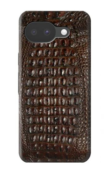 S2850 Imprimé alligator marron Peau graphique Etui Coque Housse pour Google Pixel 10a