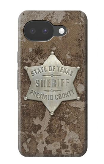 S2868 Texas Presidio shérif du comté Badge Etui Coque Housse pour Google Pixel 10a