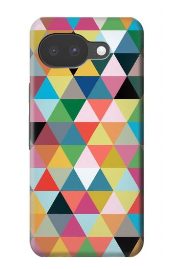 S3049 Triangles Couleurs vibrantes Etui Coque Housse pour Google Pixel 10a