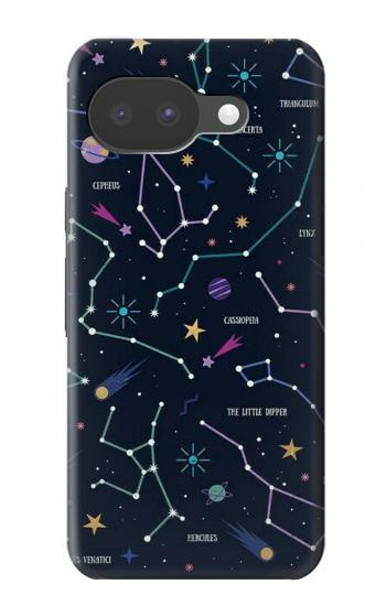 S3220 Carte Zodiaque étoiles Constellations Etui Coque Housse pour Google Pixel 10a