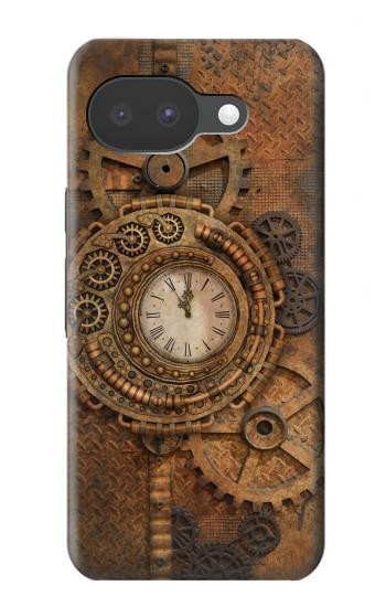 S3401 Horloge vitesse Steampunk Etui Coque Housse pour Google Pixel 10a
