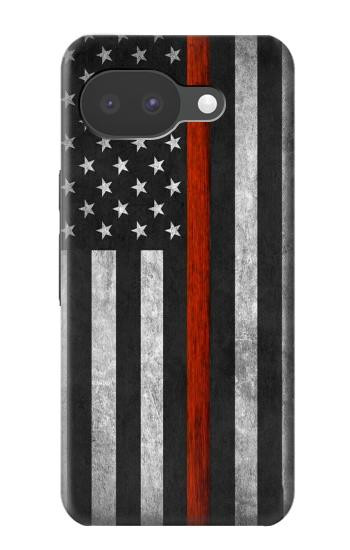 S3472 sapeur pompier Rouge mince ligne Drapeau Etui Coque Housse pour Google Pixel 10a