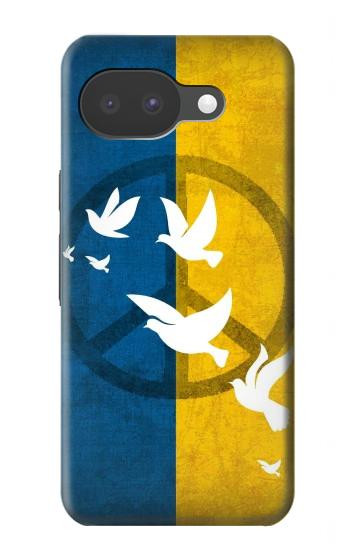 S3857 Colombe de la paix drapeau ukrainien Etui Coque Housse pour Google Pixel 10a