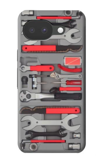 S3921 Outil de réparation de vélo Peinture graphique Etui Coque Housse pour Google Pixel 10a