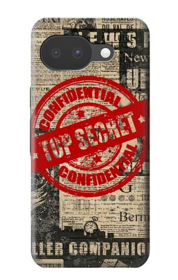 S3937 Texte Top Secret Art Vintage Etui Coque Housse pour Google Pixel 10a