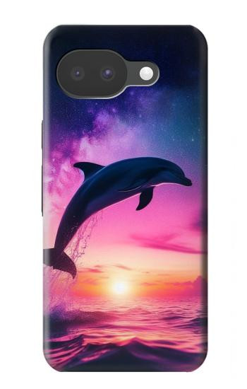 S3980 Dauphin, coucher de soleil, Voie lactée Etui Coque Housse pour Google Pixel 10a