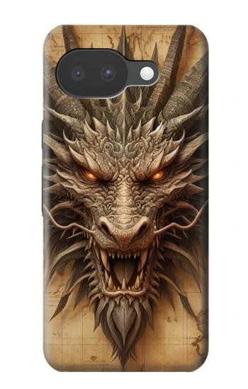 S3981 Vieille carte avec tête de dragon Etui Coque Housse pour Google Pixel 10a