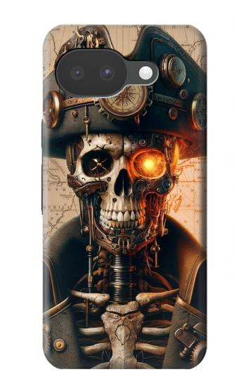 S4018 Crâne de pirate steampunk Etui Coque Housse pour Google Pixel 10a