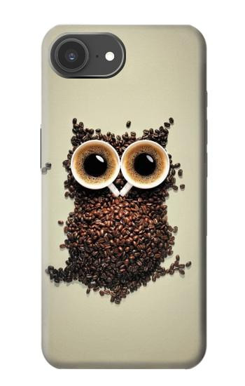 S0360 café Chouette Etui Coque Housse pour iPhone 17e