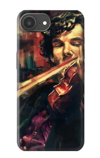 S0723 Peinture Art violon Etui Coque Housse pour iPhone 17e