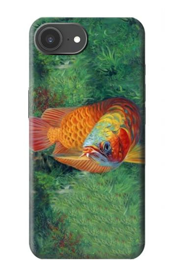 S1157 Rouge Arowana Poisson Etui Coque Housse pour iPhone 17e