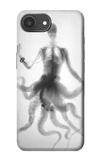 S1432 Crâne Poulpe X-ray Etui Coque Housse pour iPhone 17e