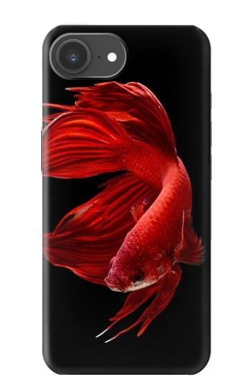 S2092 Rouge Poisson Combattant Etui Coque Housse pour iPhone 17e