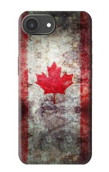 S2490 Canada Feuille d'érable Drapeau Texture Etui Coque Housse pour iPhone 17e