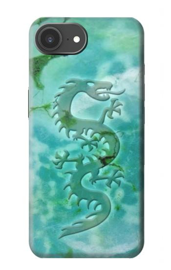S2653 Dragon Vert Turquoise Pierre Graphique Etui Coque Housse pour iPhone 17e