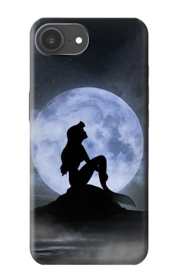 S2668 Silhouette sirène Lune Nuit Etui Coque Housse pour iPhone 17e