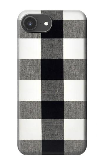 S2842 Noir et blanc Buffle motif de vérification Etui Coque Housse pour iPhone 17e