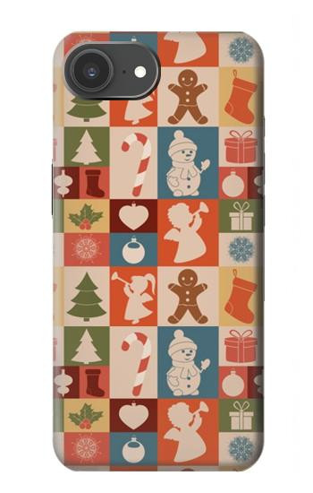 S2854 Motif mignon de Noël Etui Coque Housse pour iPhone 17e