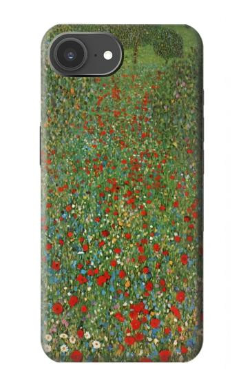 S2872 Gustav Klimt Champ de Coquelicots Etui Coque Housse pour iPhone 17e