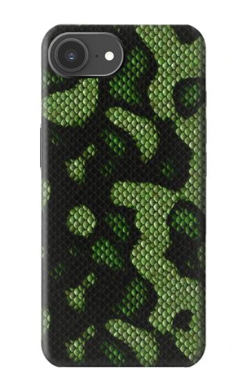 S2877 Vert Serpent Imprimé graphique Peau Etui Coque Housse pour iPhone 17e