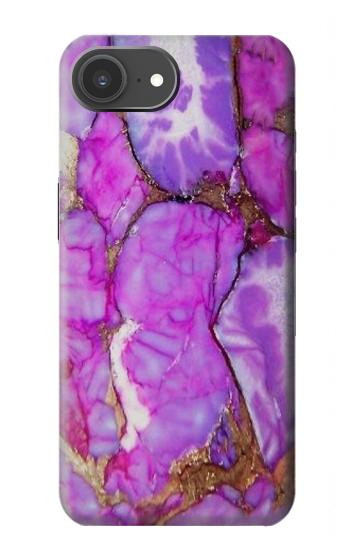 S2907 Violet Turquoise Pierre Etui Coque Housse pour iPhone 17e