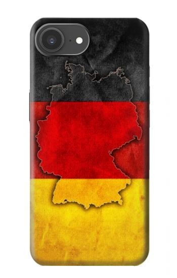 S2935 Allemagne Drapeau Carte Etui Coque Housse pour iPhone 17e