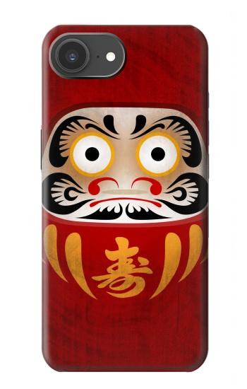 S3023 Japon Bonne chance Daruma Poupée Etui Coque Housse pour iPhone 17e