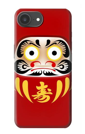 S3045 Japon Bonne chance Daruma Poupée Etui Coque Housse pour iPhone 17e