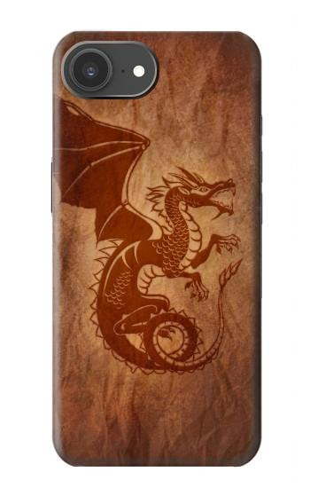 S3086 Rouge dragon Tatouage Etui Coque Housse pour iPhone 17e