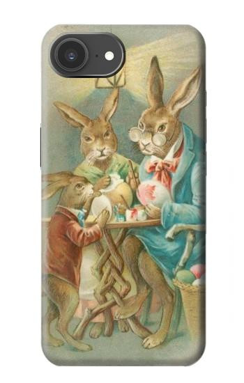 S3164 Famille Lapin de Pâques Etui Coque Housse pour iPhone 17e
