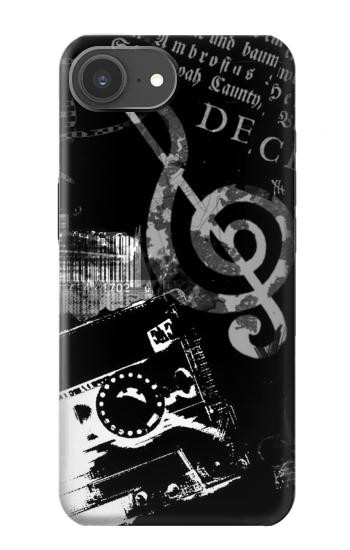 S3197 Musique Cassette note Etui Coque Housse pour iPhone 17e
