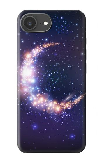 S3324 Croissant de lune Galaxie Etui Coque Housse pour iPhone 17e