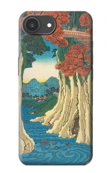 S3348 Utagawa Hiroshige Le singe Pont Etui Coque Housse pour iPhone 17e