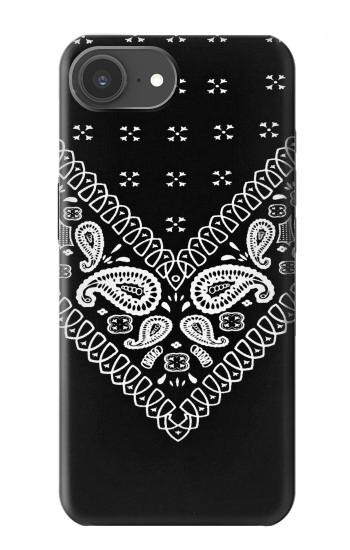 S3363 Motif Bandana Noir Etui Coque Housse pour iPhone 17e