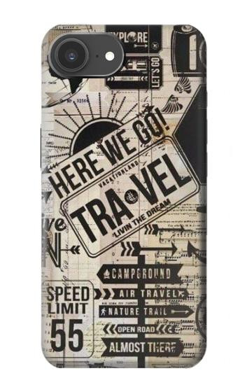 S3441 Voyage millésimé Etui Coque Housse pour iPhone 17e